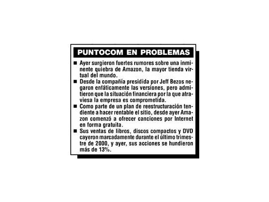 Rumores de quiebra complican a Amazon