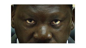 Lubanga escuchó la sentencia en el tribunal de La Haya.