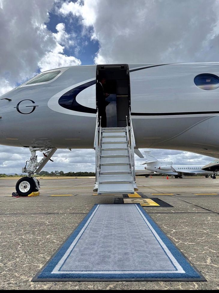 El Gulfstream G600, valuado en unos 60 millones de dólares, llegó a Uruguay. El Gulfstream G600, valuado en unos 60 millones de dólares, llegó a Uruguay.