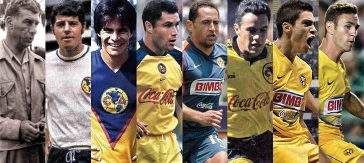 En 15 de las 16 Copas del Mundo que el combinado azteca ha disputado, las Águilas han aportado un total de 48 futbolistas que han representado a México a lo largo y ancho del planeta tierra, además de otros cuatro que han asistido con otros países. En 15 de las 16 Copas del Mundo que el combinado azteca ha disputado, las Águilas han aportado un total de 48 futbolistas que han representado a México a lo largo y ancho del planeta tierra, además de otros cuatro que han asistido con otros países.