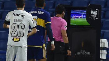 conmebol difundio el audio del var del gol anulado a boca