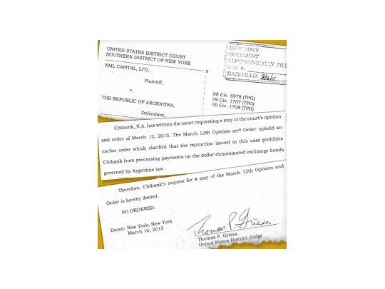Griesa negó pedido del Citi; apelación, el último recurso