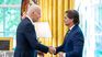President Luis Lacalle Pou received several compliments from President Joe Biden. President Luis Lacalle Pou received several compliments from President Joe Biden.