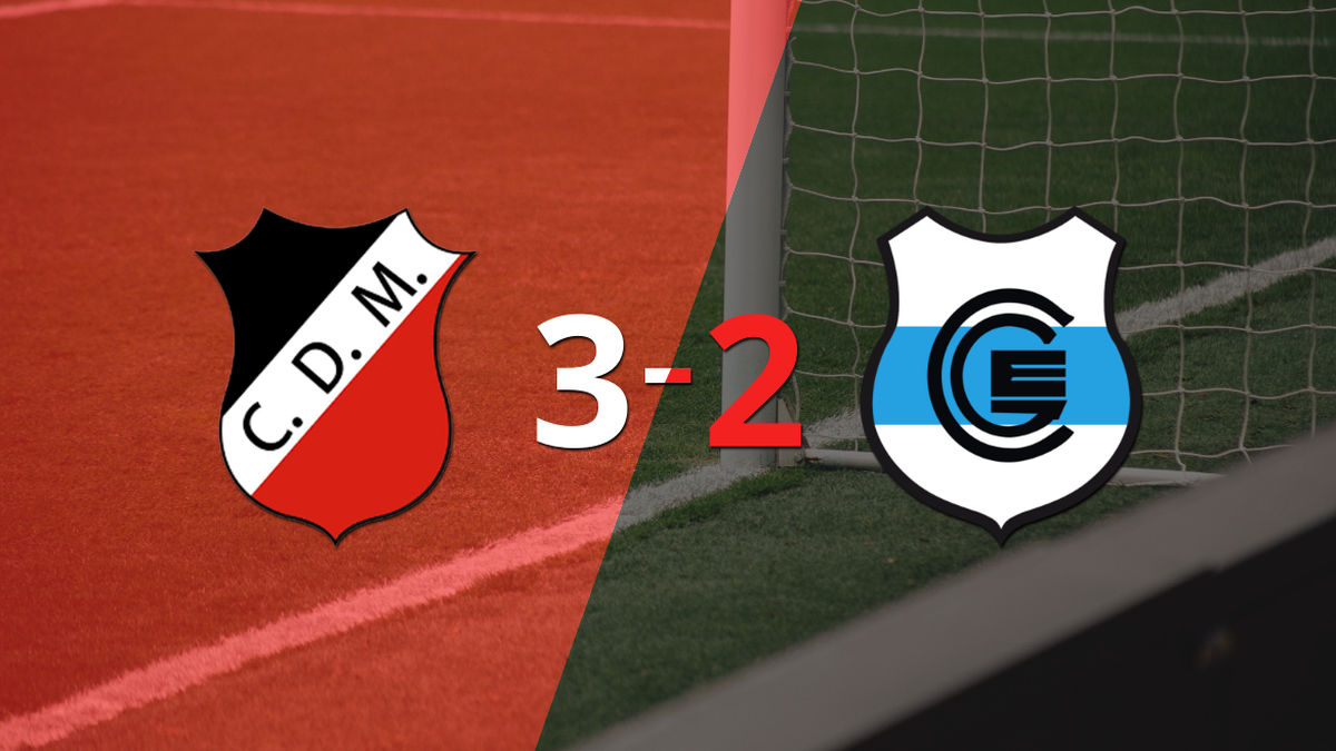 Victory at home by 3 to 2 of Deportivo Maipú over Gimnasia (J)