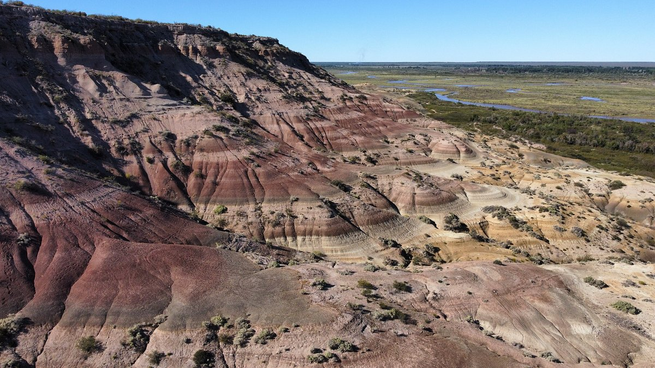 Atractivo paisajístico principal de Catriel, Río Negro.