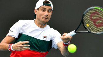 Guido Pella tuvo un buen arranque en el primer Grand Slam del año.