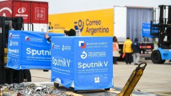 Cargamento de Sputnik V.