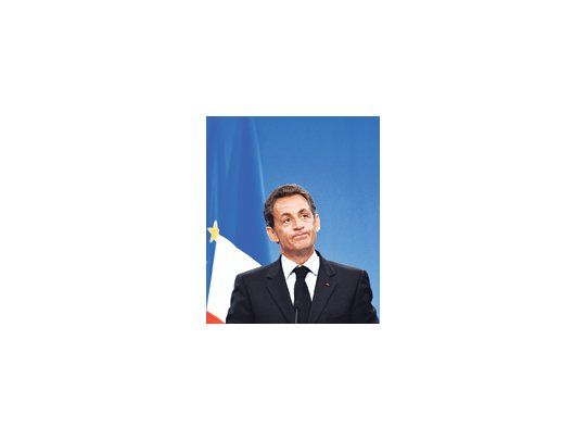 Nicolas Sarkozy durante un discurso pronunciado el domingo en Les Eyzies de Tayac, sudoeste de Francia. Su Gobierno corrigió la circular cuestionada.