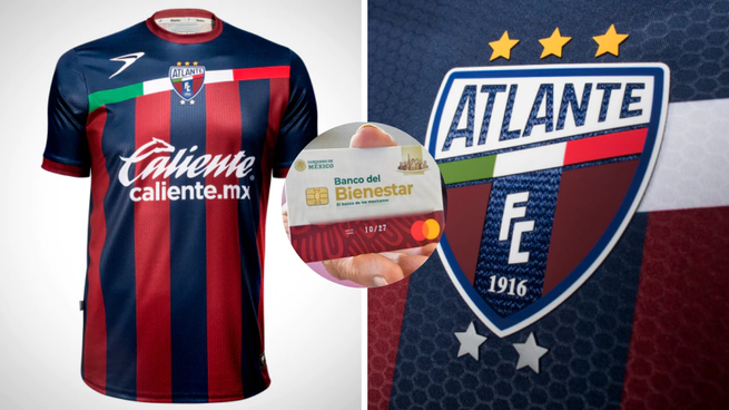 La playera del Atalante que adulto mayor compra con su Pensión del Bienestar.