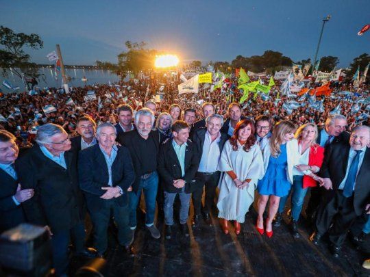 Alberto Fernández cerró en acto del peronismo por el Día de la Lealtad en La Pampa.&nbsp;&nbsp;