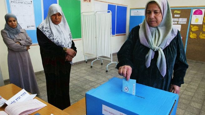 Los árabes israelíes buscan frenar al oficialismo en las elecciones.
