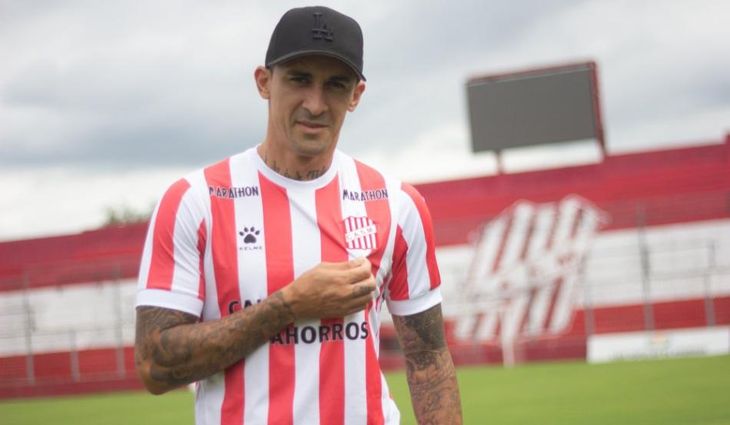 Dream fulfilled: Pablo Hernández already poses in La Ciudadela. Dream fulfilled: Pablo Hernández already poses in La Ciudadela.