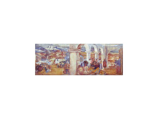 La pintura, descubierta hace apenas unos meses y adquirida por el Malba, fue realizada alrededor del año 1940 y supera ampliamente la calidad de otros murales del rosarino que sobreviven en el tiempo.