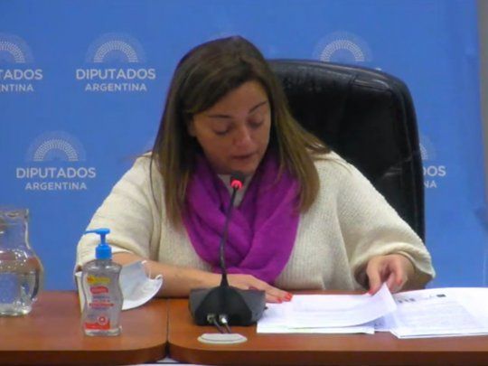 La titular de la Comisión de Legislación General, Cecilia Moreau. 