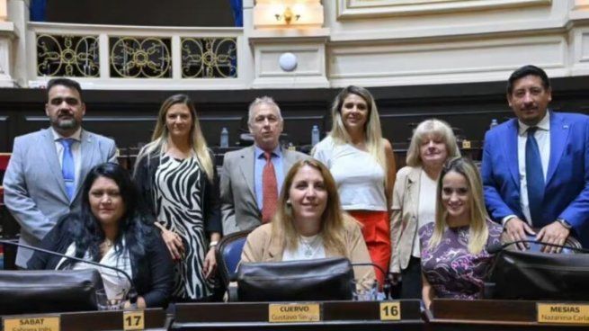 Los diputados libertarios que votaron a favor de un proyecto del oficialismo bonaerense.&nbsp;