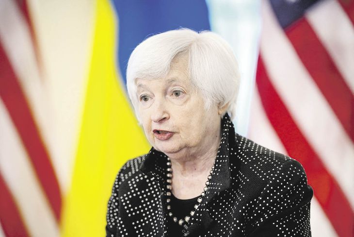 WORRY. US Treasury Secretary Janet Yellen received the Prime Minister of Ukraine, Denis Shmihal, last week. The White House's support for that country has translated into sanctions against Russia that complicate the international role of the superpower. WORRY. US Treasury Secretary Janet Yellen received the Prime Minister of Ukraine, Denis Shmihal, last week. The White House's support for that country has translated into sanctions against Russia that complicate the international role of the superpower.