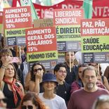 El reclamo salarial de Portugal movilizó a miles de ciudadanos.