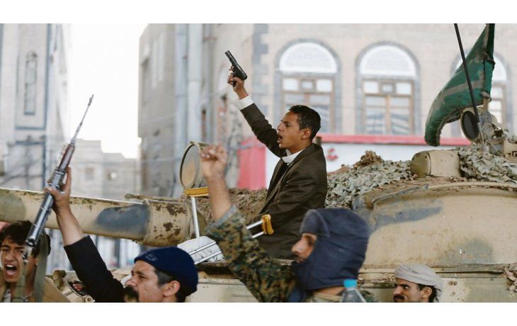 ámbito.com | ESCALADA. Milicianos hutíes celebran la muerte del expresidente Alí Abdalá Saleh en la capital, Saná.