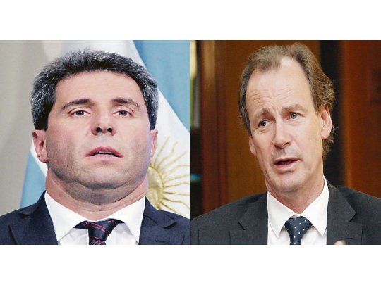 Sergio Uñac y Gustavo Bordet