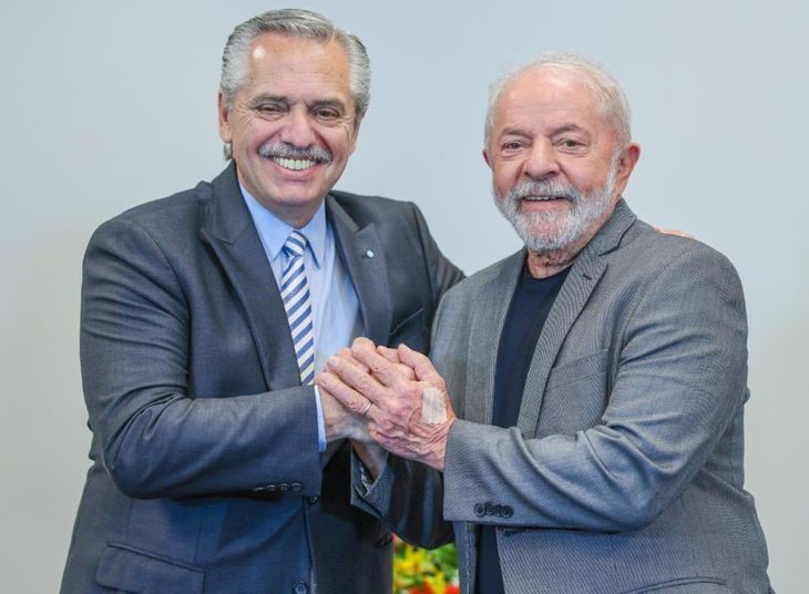 Alberto Fernández y Lula da Silva.&nbsp;