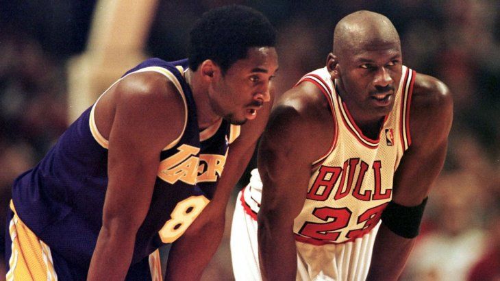 Kobe Bryany y Michael Jordan.