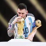 Messi y la foto que soñó con la Copa del Mundo Messi y la foto que soñó con la Copa del Mundo