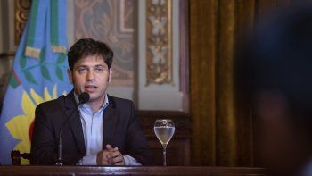 El gobernador bonaerense Axel Kicillof.