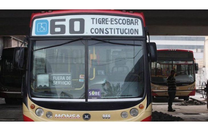 Sorpresivo paro por tiempo indeterminado en la línea 60