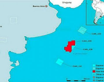 Extienden permiso de exploración offshore de otra área a YPF y la noruega Equinor