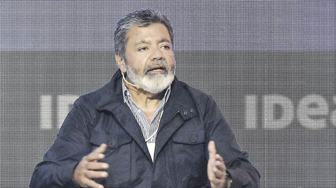 Gerardo Martínez, por la CGT, pidió en Suiza cambios contra el FMI.&nbsp;