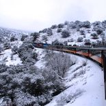 La magia del Chepe Express en invierno. La magia del Chepe Express en invierno.
