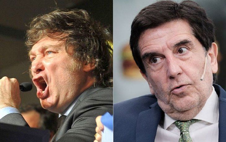 Javier Milei y Carlos Melconian.