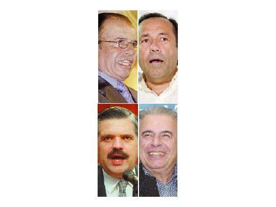 Menem, Rodríguez Saá, De la Sota y López Murphy
