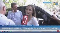 Malena Galmarini votó junto a su esposo Sergio Massa y su hijo.