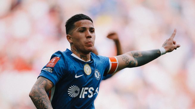 Enzo Fernández comandó al Chelsea a la final de la FA Cup.