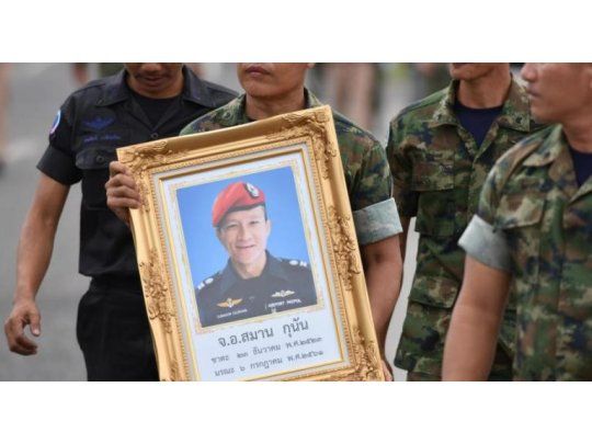 Samam Gunan, de 37 años, era un buzo de élite.