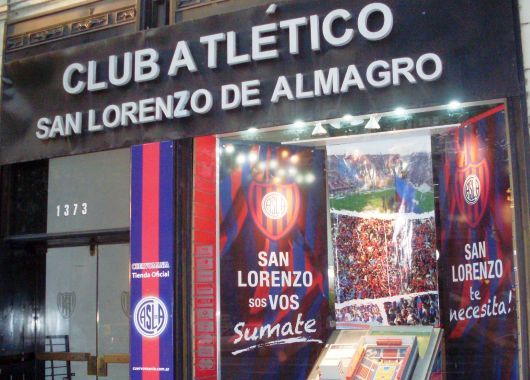 La sede de Avenida de Mayo se sumó a la campaña para captar socios.