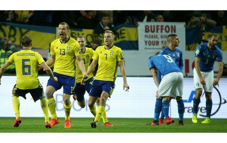 Italia no pudo ante Suecia y quedó contra las cuerdas