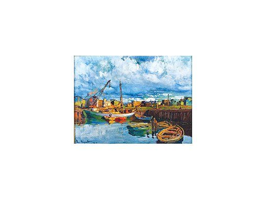 Digno de figurar entre los grandes maestros del arte argentino, Armando Repetto fue un pintor posimpresionista cuyos paisajes seducen fundamentalmente por sus característicos cielos tormentosos.