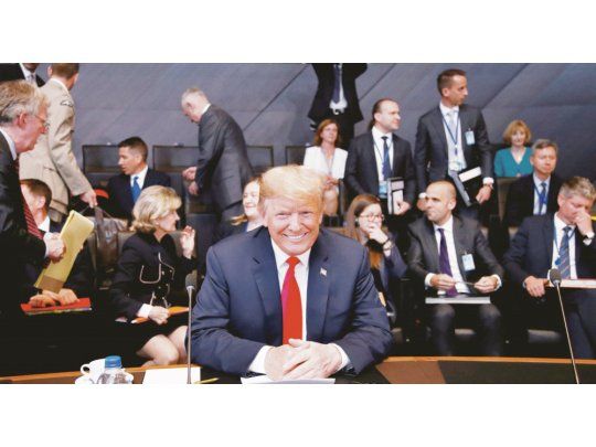 EXIGENCIAS. Donald Trump llegó a la cumbre de la OTAN con varios requerimientos incómodos para sus socios.
