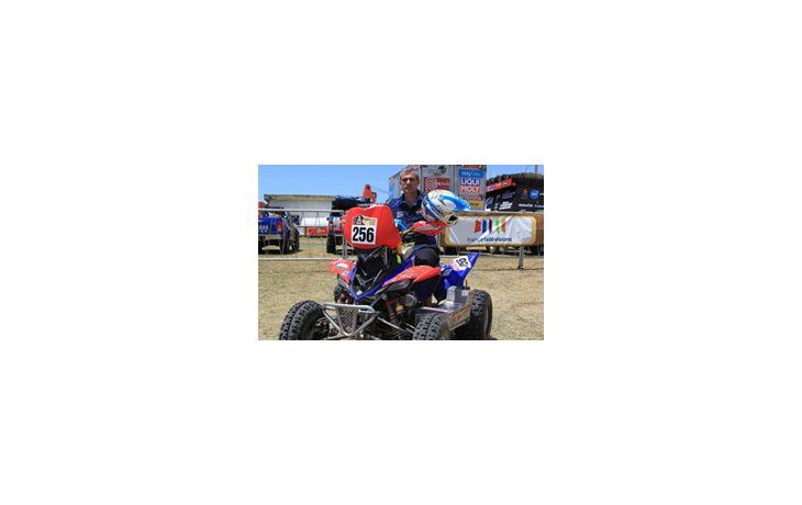 Pablo Copetti, a bordo de su Yamaha.