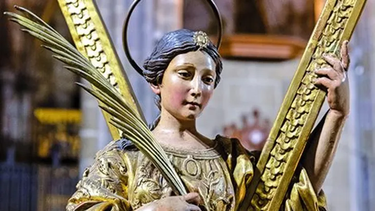 El santoral católico celebra a Santa Eulália de Barcelona. El santoral católico celebra a Santa Eulália de Barcelona.