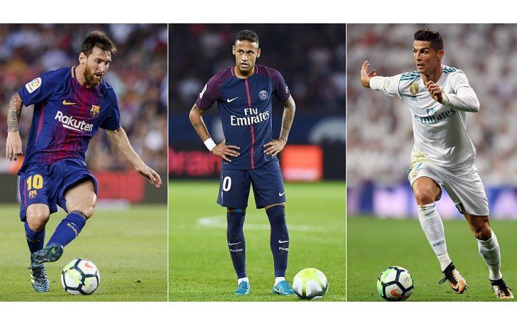 Messi, Cristiano Ronaldo y Neymar, los candidatos al premio The Best