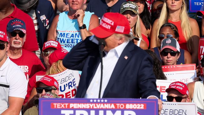 El momento del ataque contra Donald Trump.