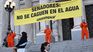 detuvieron a siete activistas en el congreso por protestas contra la ley de glaciares