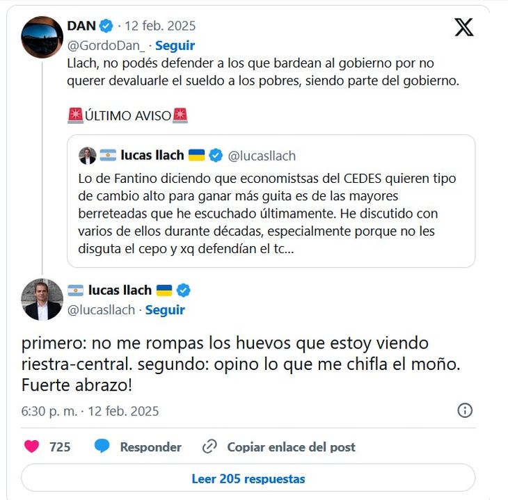 El gobierno tiene una estrategia para “depurar” sus integrantes, que arranca con algunos “twiteros” a los que se les baja línea. Así han perdido muchos de los economistas más prestigiosos que los acompañaron en un principio. El gobierno tiene una estrategia para “depurar” sus integrantes, que arranca con algunos “twiteros” a los que se les baja línea. Así han perdido muchos de los economistas más prestigiosos que los acompañaron en un principio.