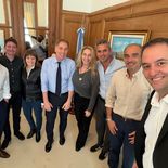 La mesa política del Gobierno volvió a reunirse este viernes en Casa Rosada. La mesa política del Gobierno volvió a reunirse este viernes en Casa Rosada.