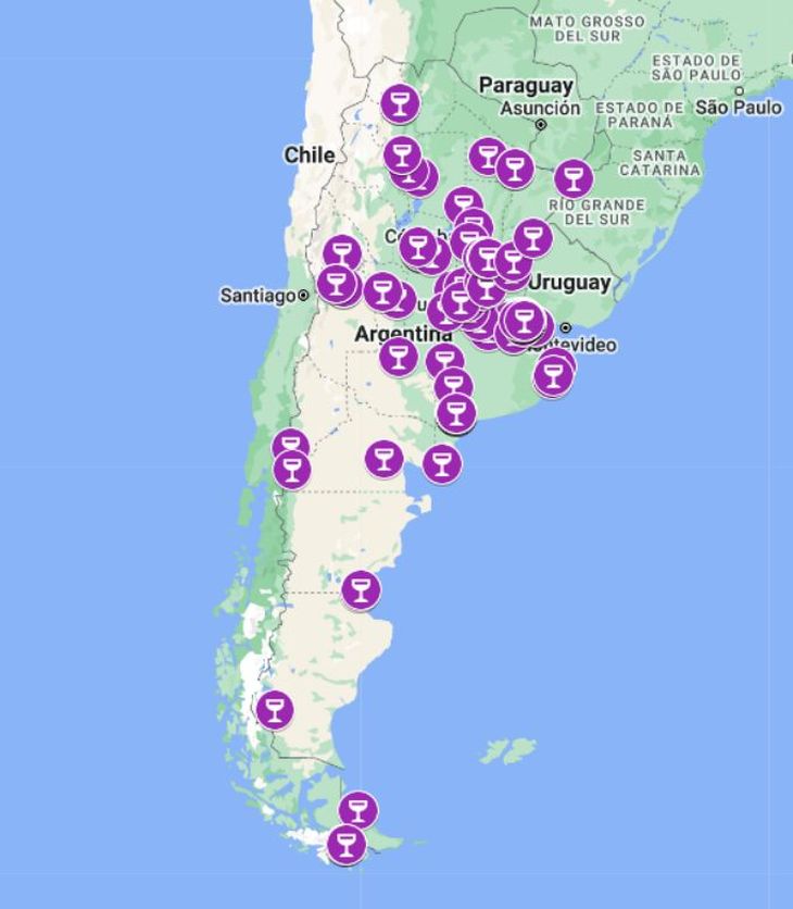 El mapa interactivo. El mapa interactivo.