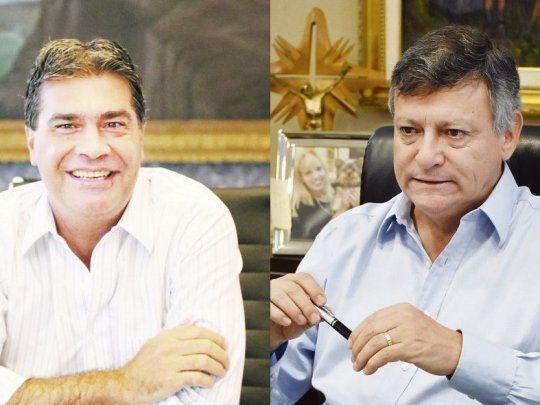 Jorge Capitanich y Domingo Peppo.