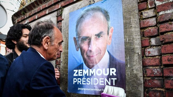 El candidato ultraderechista a la Presidencia Éric Zemmour.